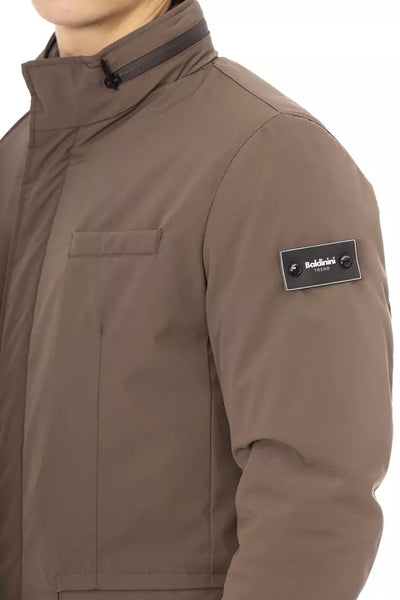 Brown Polyester Jacket