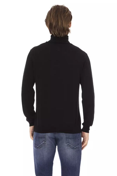 Black Fabric Sweater