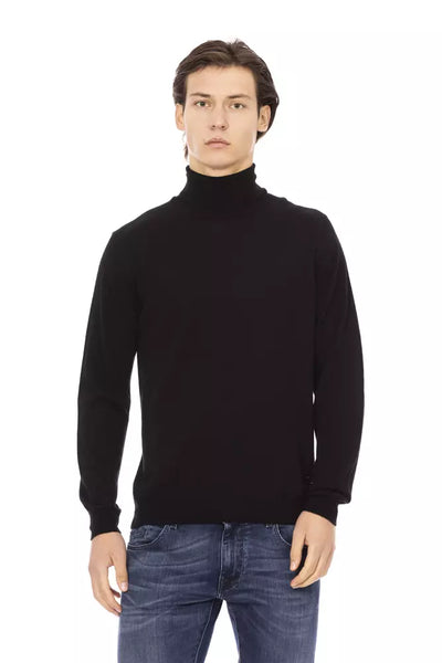 Black Fabric Sweater