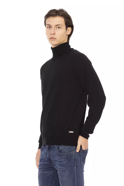 Black Fabric Sweater