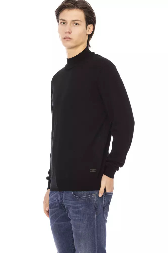 Black Fabric Sweater