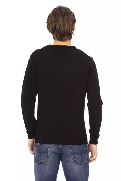 Black Fabric Sweater