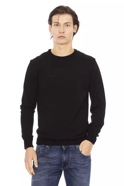 Black Fabric Sweater