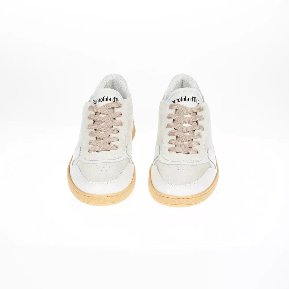 White Leather Sneaker