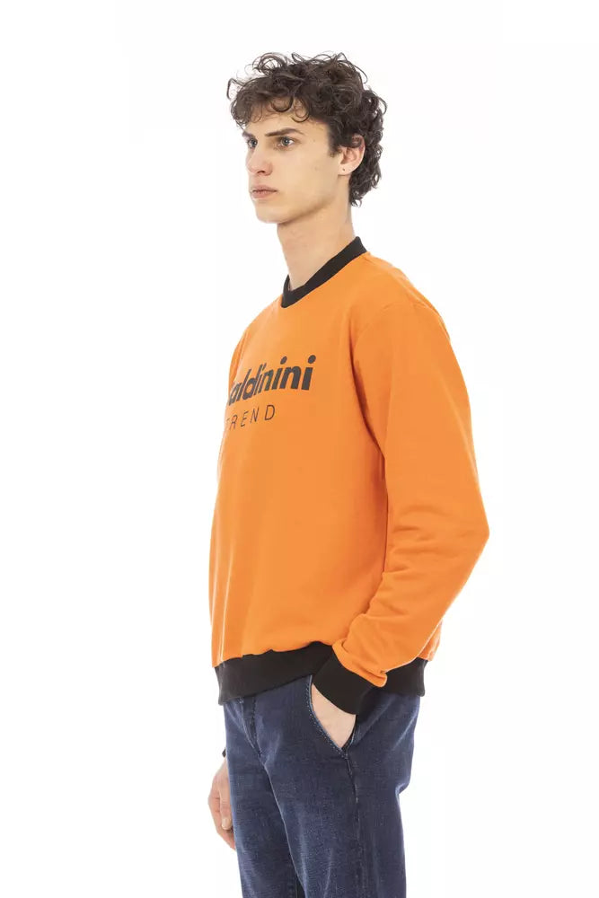 Orange Cotton Sweater