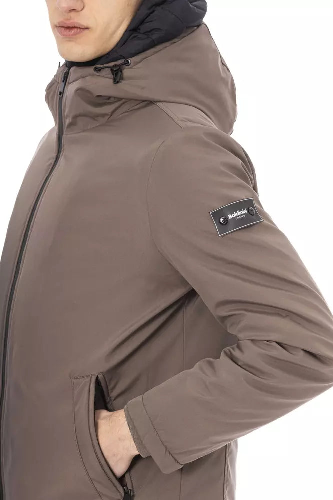 Beige Polyester Jacket