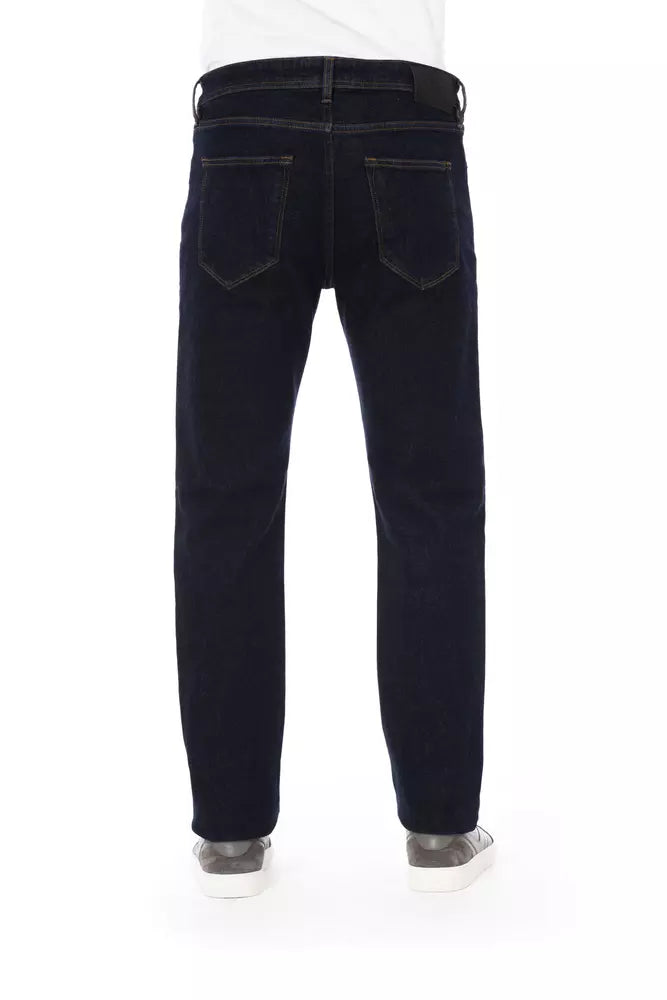 Blue Cotton Jeans & Pant