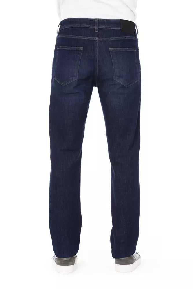 Blue Cotton Jeans & Pant