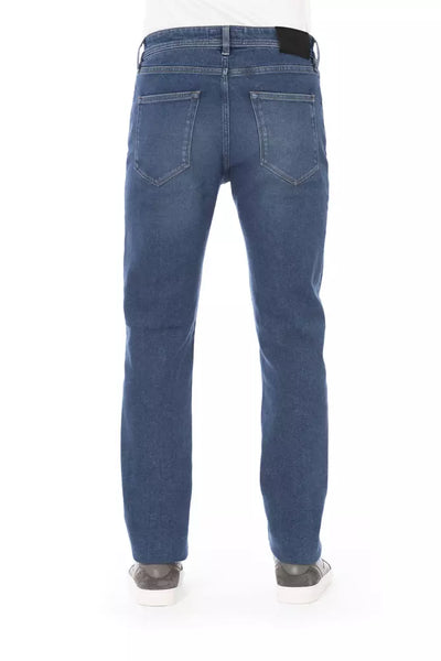 Blue Cotton Jeans & Pant