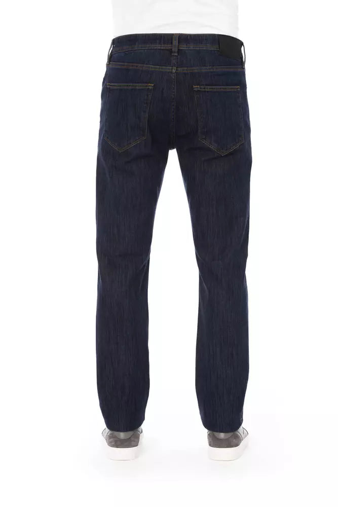 Blue Cotton Jeans & Pant