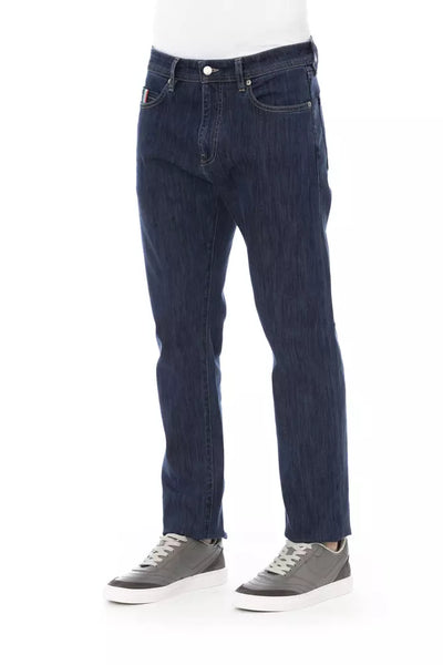 Blue Cotton Jeans & Pant