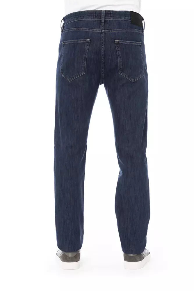 Blue Cotton Jeans & Pant