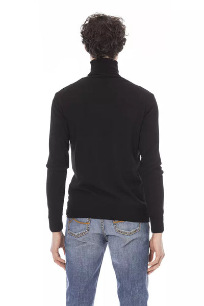 Black Fabric Sweater