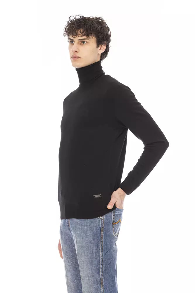 Black Fabric Sweater