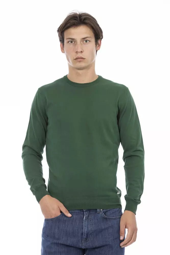 Green Cotton Sweater