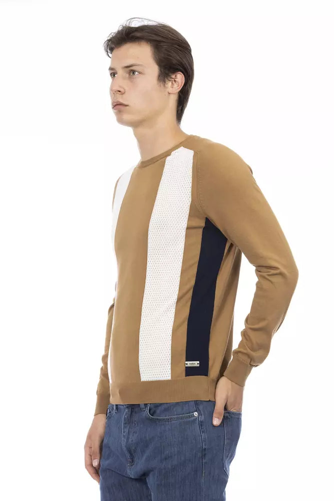 Brown Cotton Sweater