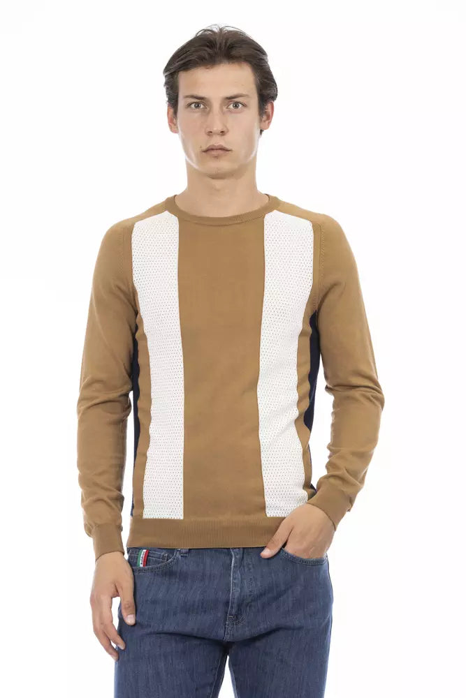 Brown Cotton Sweater