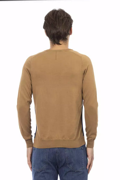 Brown Cotton Sweater