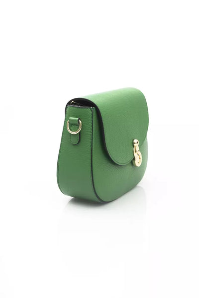 Green COW Leather Shoulder Bag