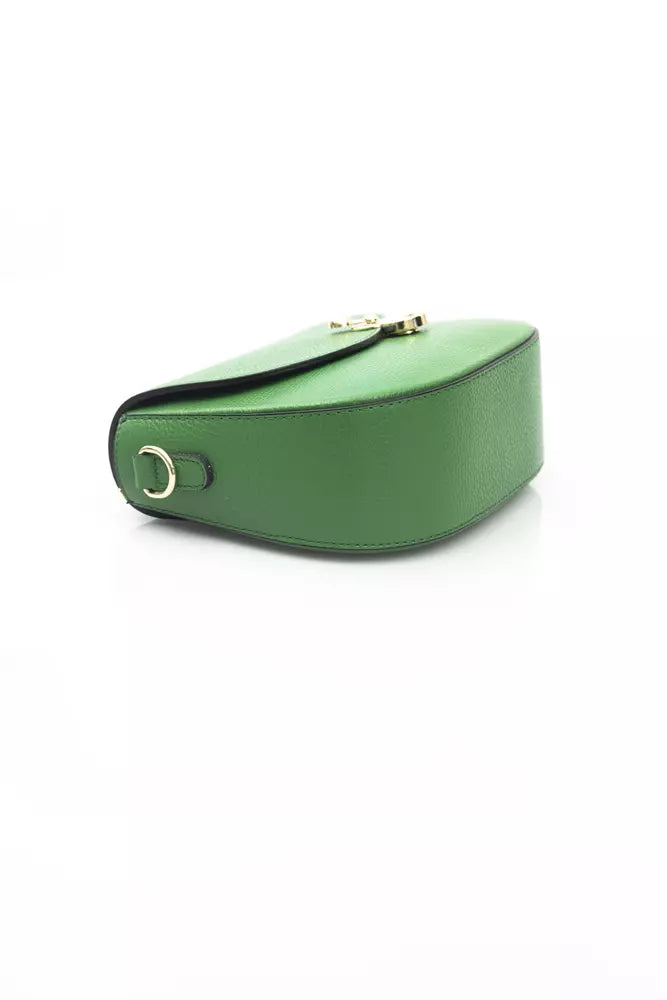 Green COW Leather Shoulder Bag