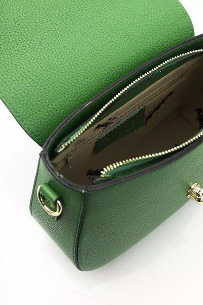 Green COW Leather Shoulder Bag