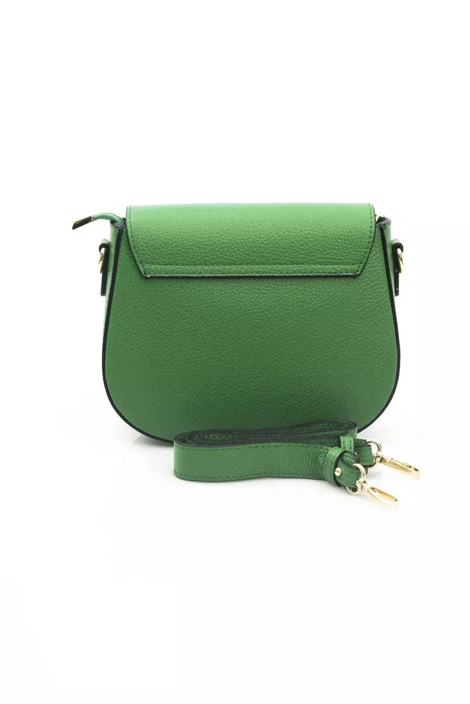 Green COW Leather Shoulder Bag