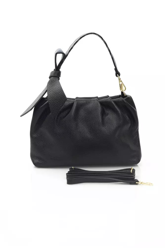 Black Cowhide Handbag