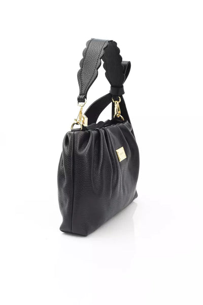 Black Cowhide Handbag