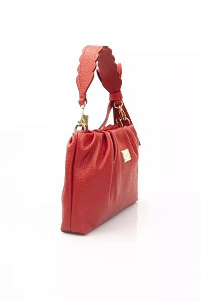 Red Cowhide Handbag