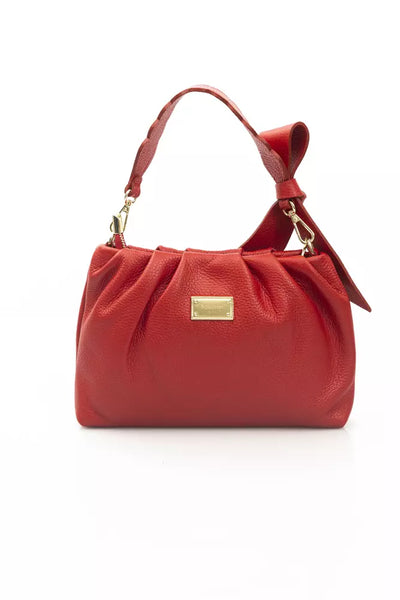 Red Cowhide Handbag