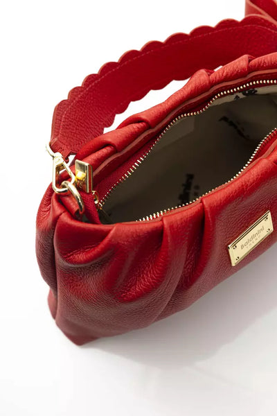 Red Cowhide Handbag