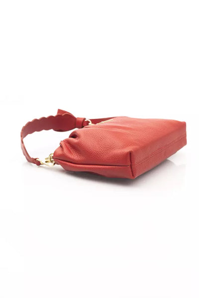 Red Cowhide Handbag