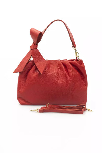 Red Cowhide Handbag