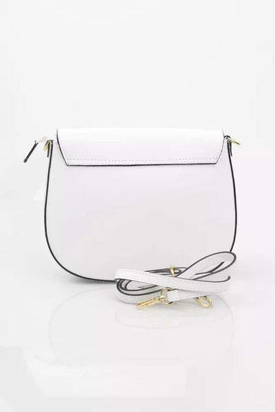 White Cowhide Crossbody Bag