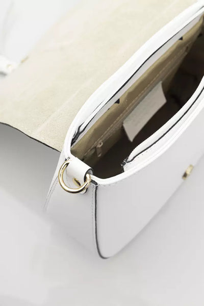 White Cowhide Crossbody Bag