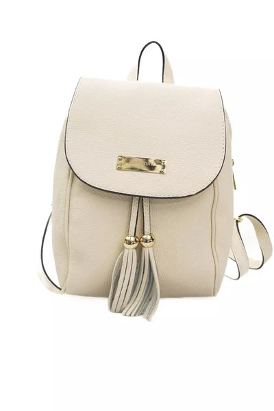 Beige COW Leather Backpack