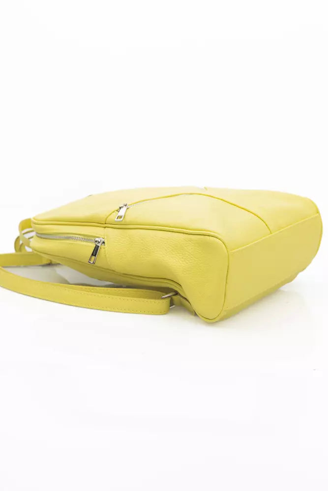 Yellow COW Leather Backpack