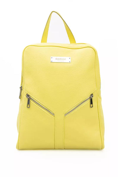 Yellow COW Leather Backpack