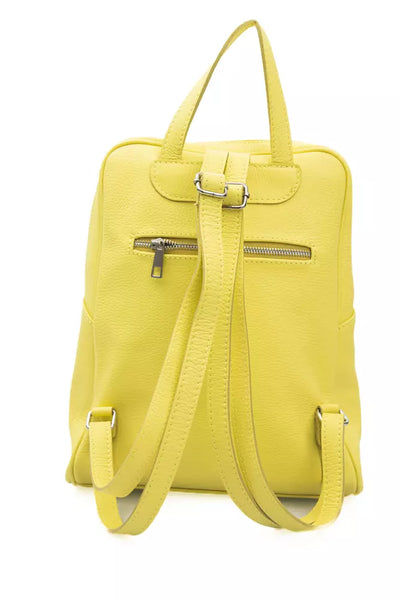 Yellow COW Leather Backpack