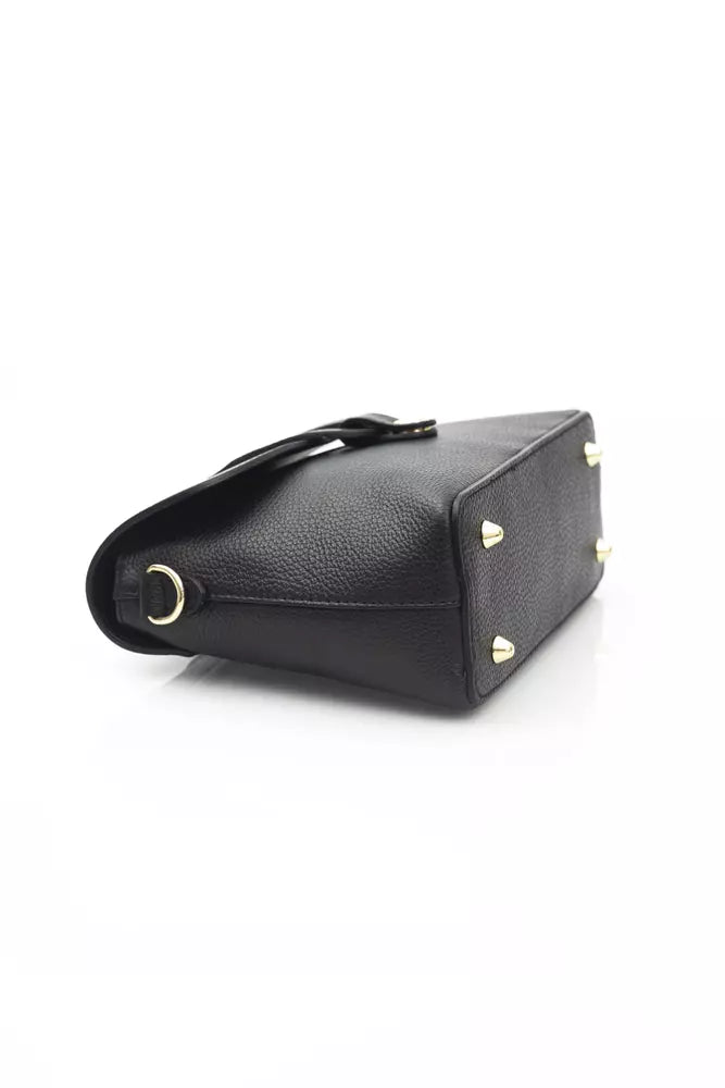 Black Cowhide Crossbody Bag