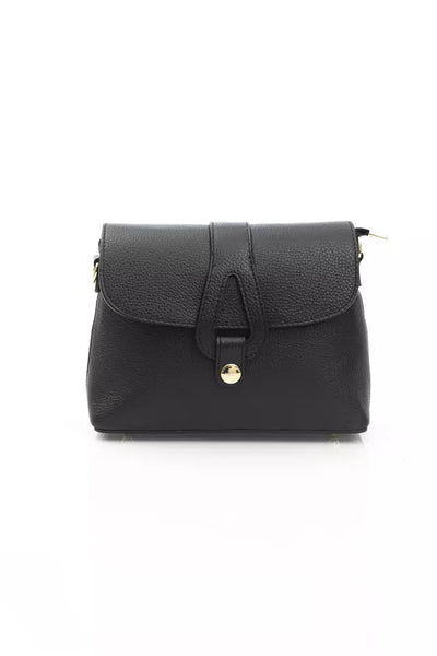 Black Cowhide Crossbody Bag