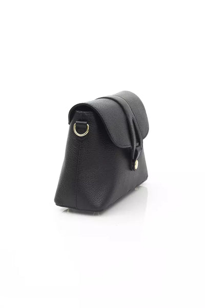 Black Cowhide Crossbody Bag