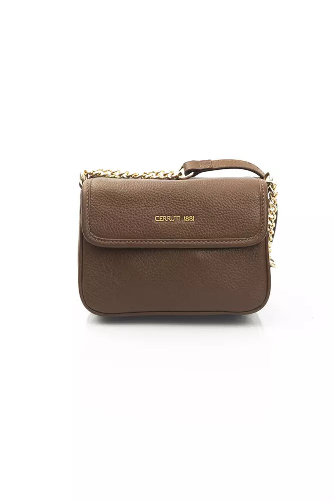 Brown Leather Crossbody Bag