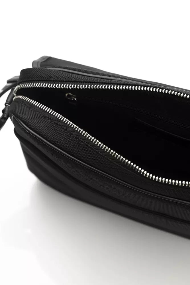 Black Nylon Crossbody Bag