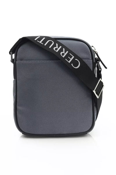 Gray Nylon Crossbody Bag