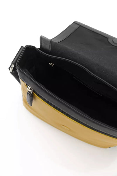 Yellow Leather Crossbody Bag