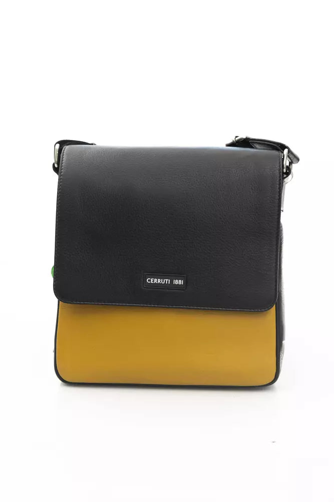 Yellow Leather Crossbody Bag