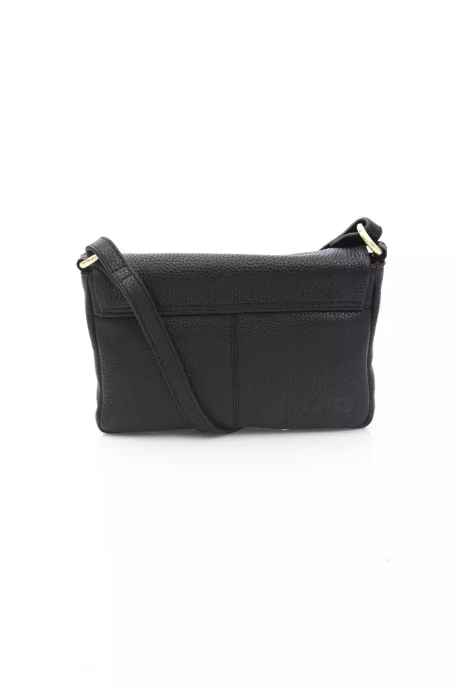 Black COW Leather Crossbody Bag