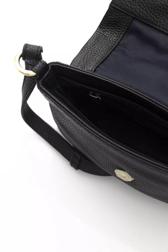 Black COW Leather Crossbody Bag