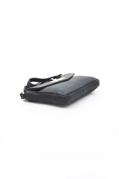 Black COW Leather Crossbody Bag